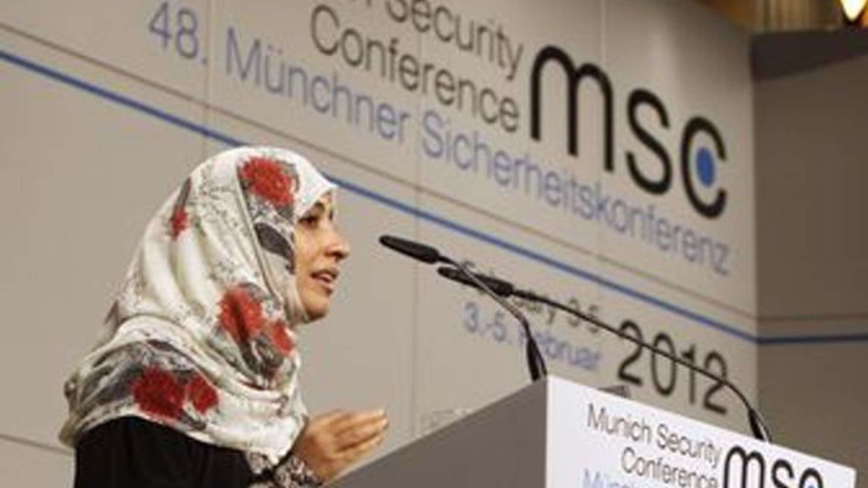 Mrs. Tawakkol Karman speech at Munich Security Conference